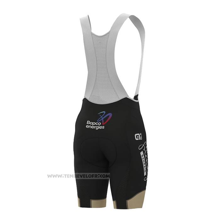 2023 Maillot Cyclisme Bahrain Victorious Blanc Manches Courtes et Cuissard